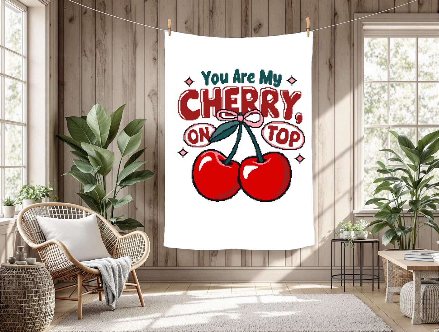 Cherry On Top Graphghan Crochet Pattern
