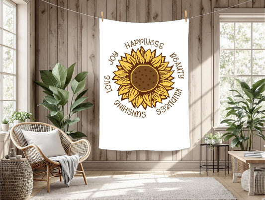 Sunflower Happiness Graphghan Crochet Pattern
