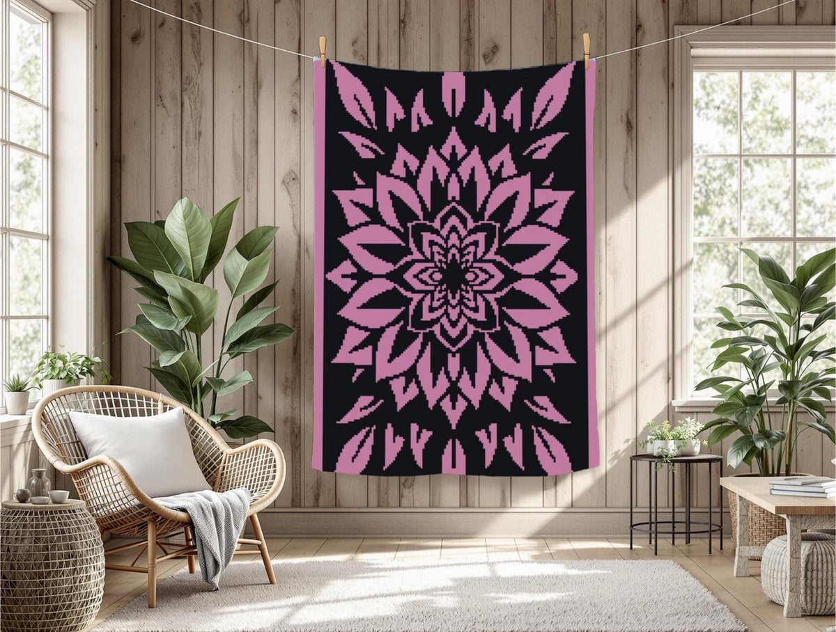 Flower Graphgan Pattern Flower Blaze Graphghan Crochet Pattern – EndlessknotzCanada