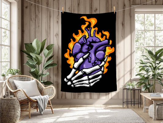 Heart Of Death Graphghan Pattern