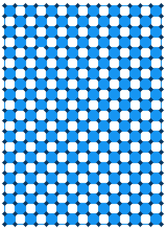 Checkered Diamonds Crochet Graphghan Pattern