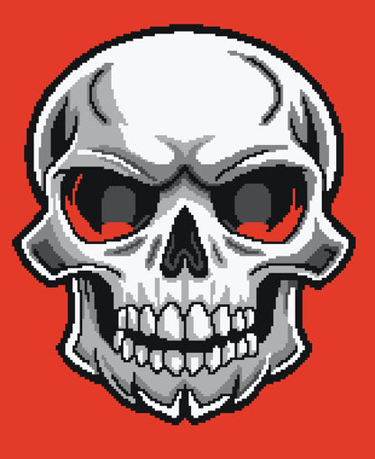 Skully Skull Crochet Graphghan Pattern