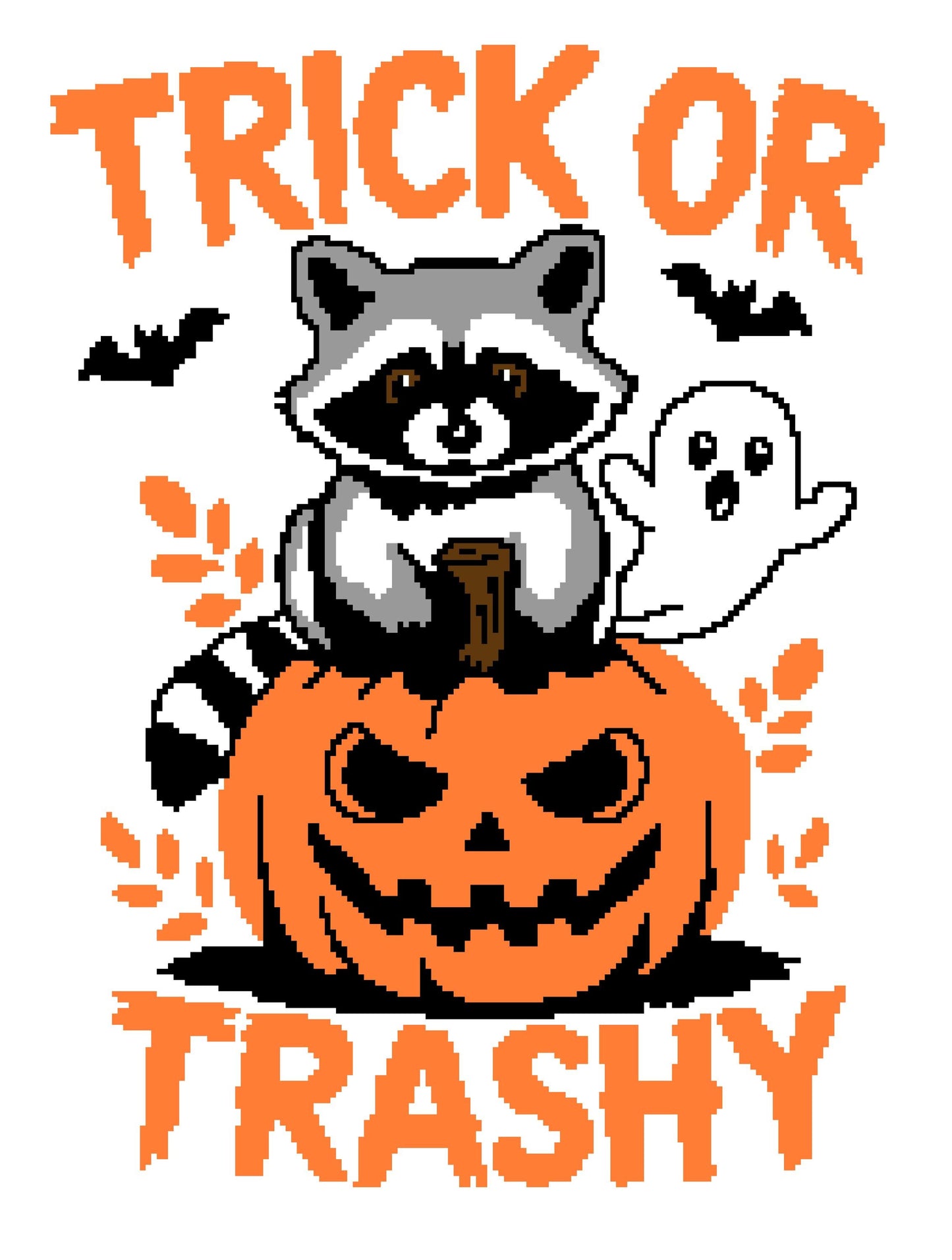 Trick or Trashy Crochet Graphghan Pattern