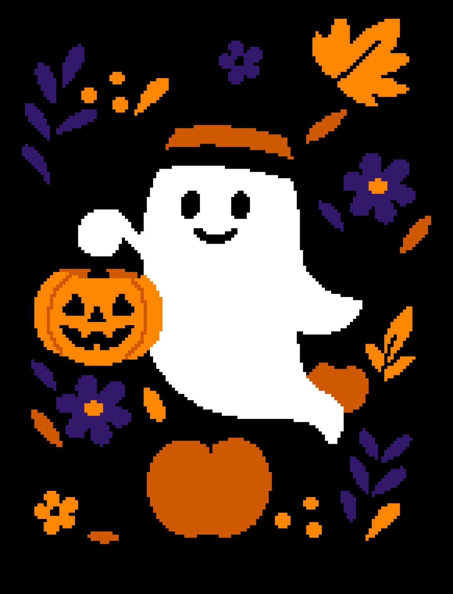 Ghost Hollow Crochet Graphghan Pattern