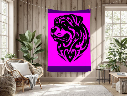 Lucky The Dog Crochet Graphghan Pattern