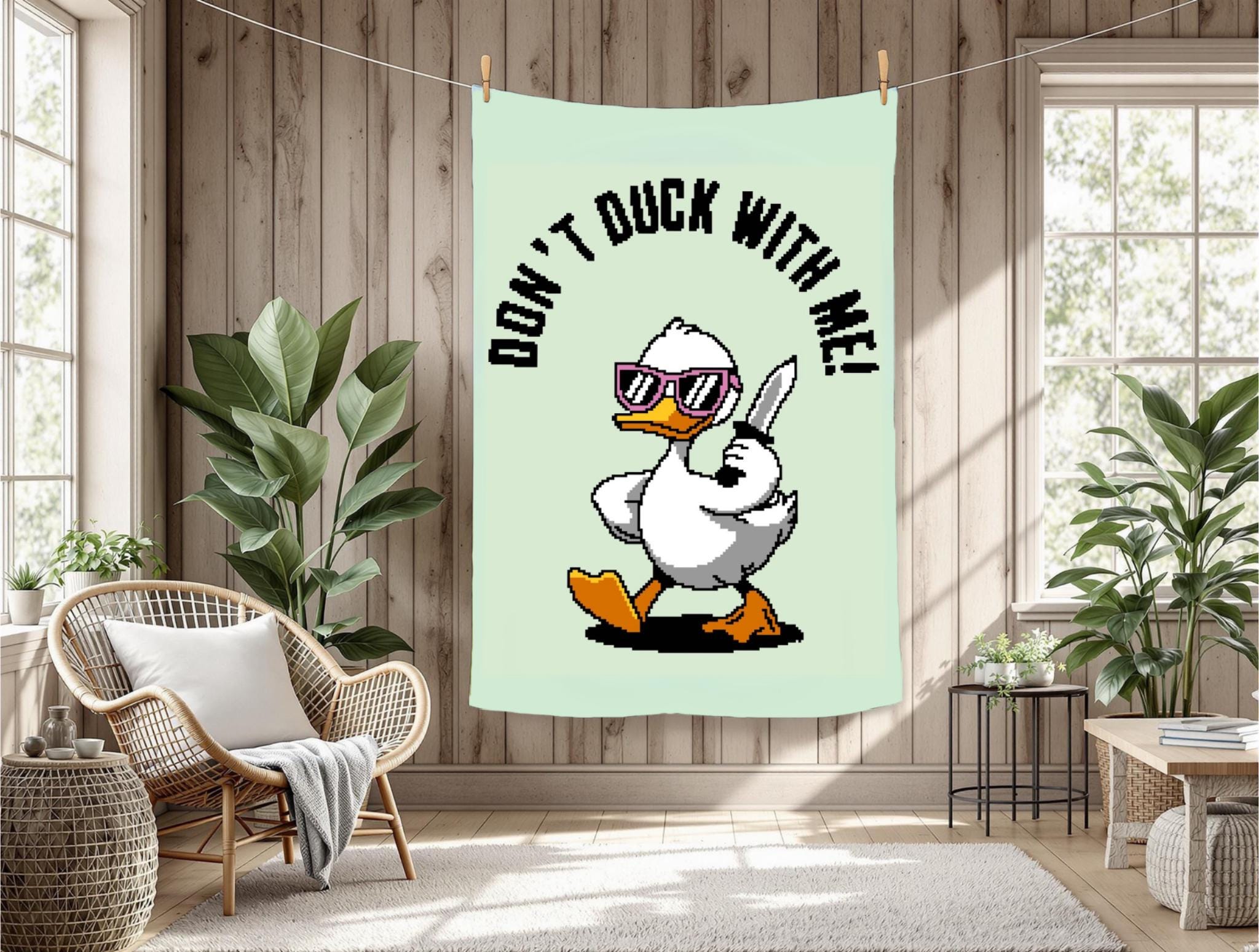 Don’t Duck With Me Graphghan Crochet Pattern – EndlessknotzCanada
