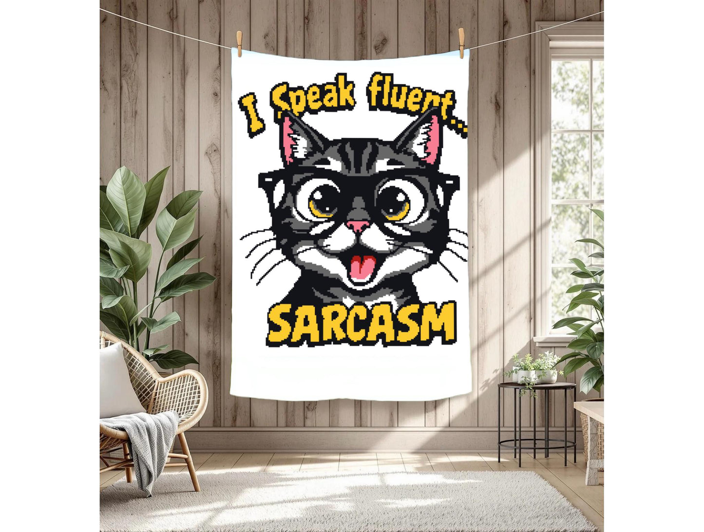 Rude Cat Crochet Graphghan Pattern