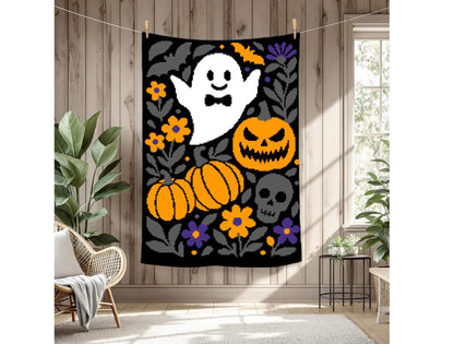 Spooky Hollow Crochet Graphghan Pattern