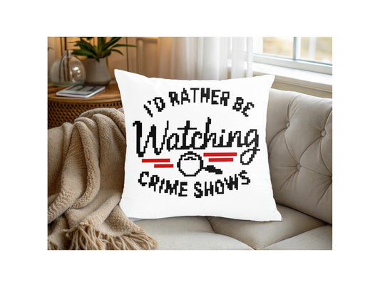 Crime tapestry/pillow Crochet Graphghan Pillow Pattern
