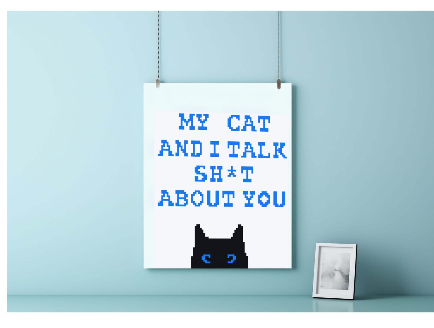 Rude Cat Tapestry Crochet Graphghan Pattern