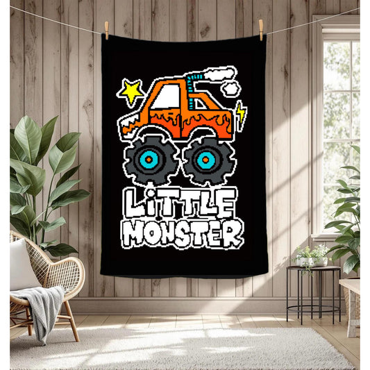 Little Monster Truck Graphghan Pattern