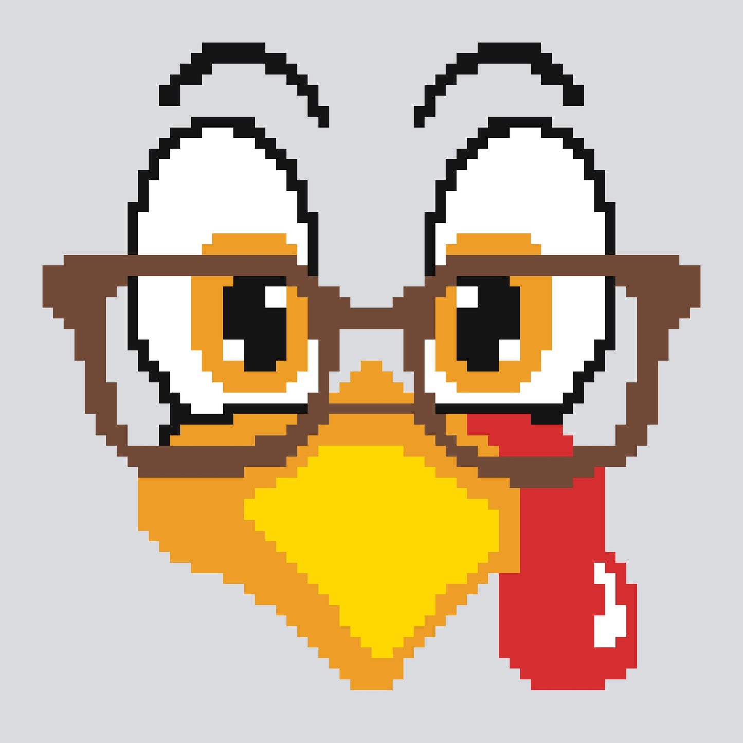 Chicken Face Tapestry Crochet Graphghan Pattern