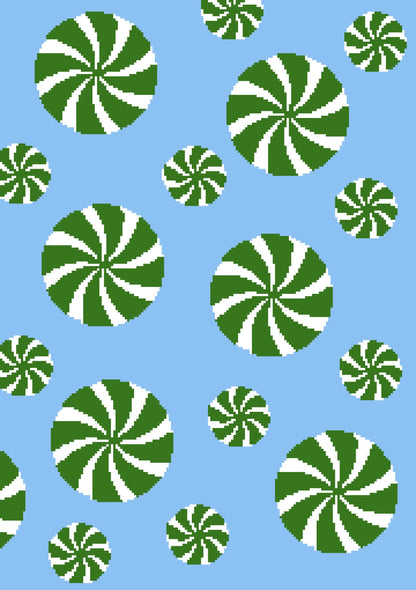 Peppermint Candy Crochet Graphghan Pattern