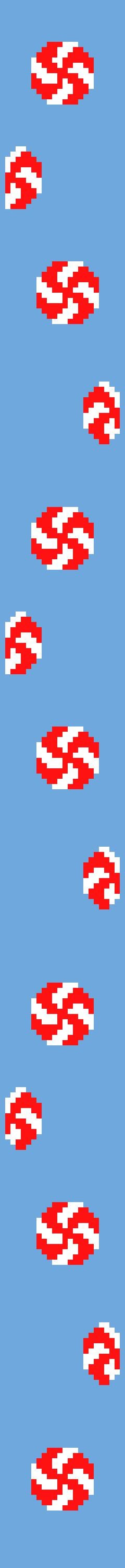 Peppermint Delight Scarf Graphghan/tapestry Crochet Pattern