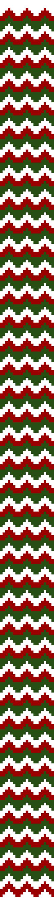 Merry Stripes Stripes Scarf Graphghan/tapestry Crochet Pattern