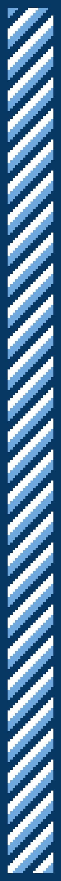 I’m Blue Stripes Scarf Graphghan/tapestry Crochet Pattern