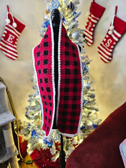 Buffalo Plaid  Scarf Graphghan/tapestry Crochet Pattern