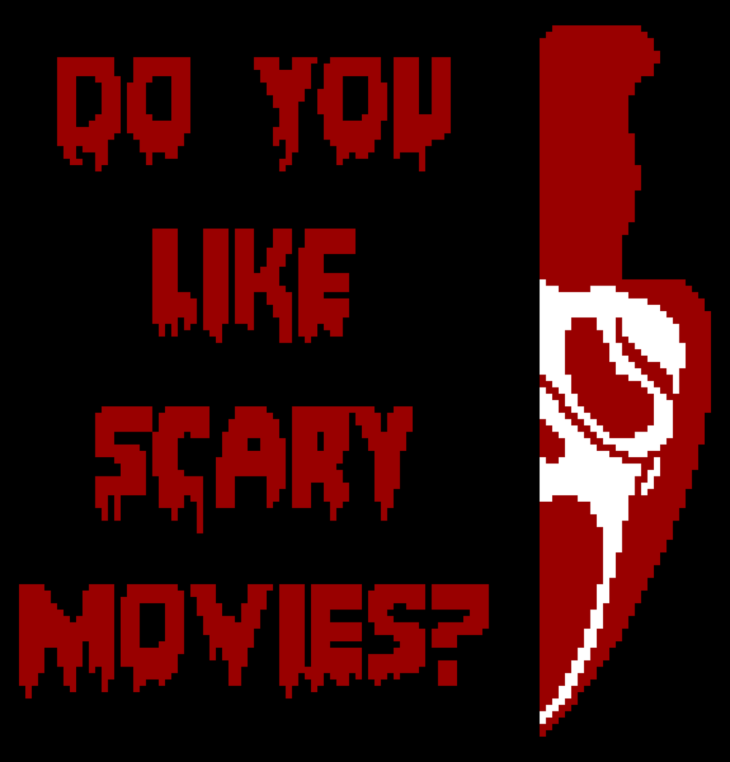 Ghost face scary movie pillow Graphghan Crochet Pattern
